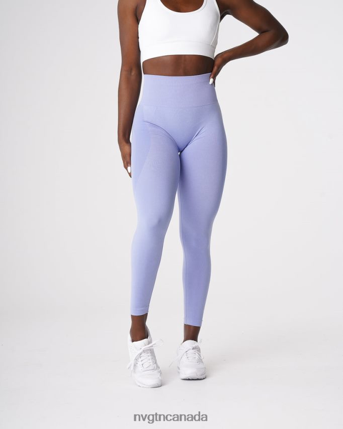 NVGTN Fitness Women Contour Seamless Leggings Periwinkle HJXFTJ506