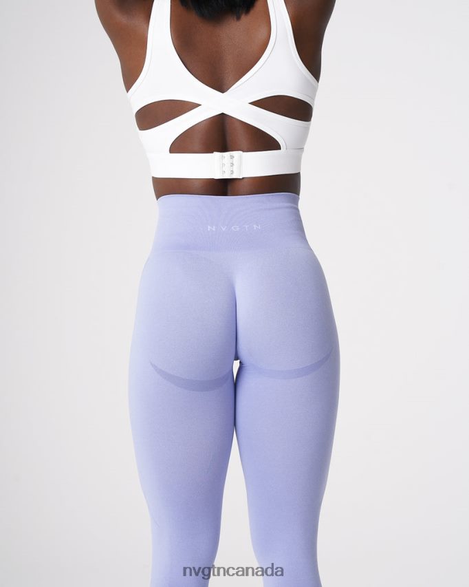 NVGTN Fitness Women Contour Seamless Leggings Periwinkle HJXFTJ506