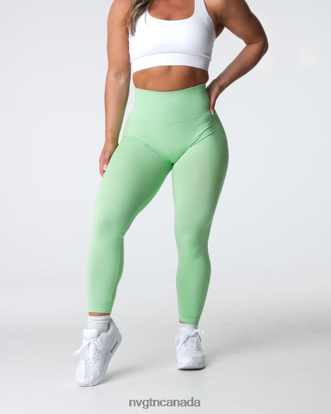 NVGTN Fitness Women Contour Seamless Leggings Pistachio HJXFTJ493