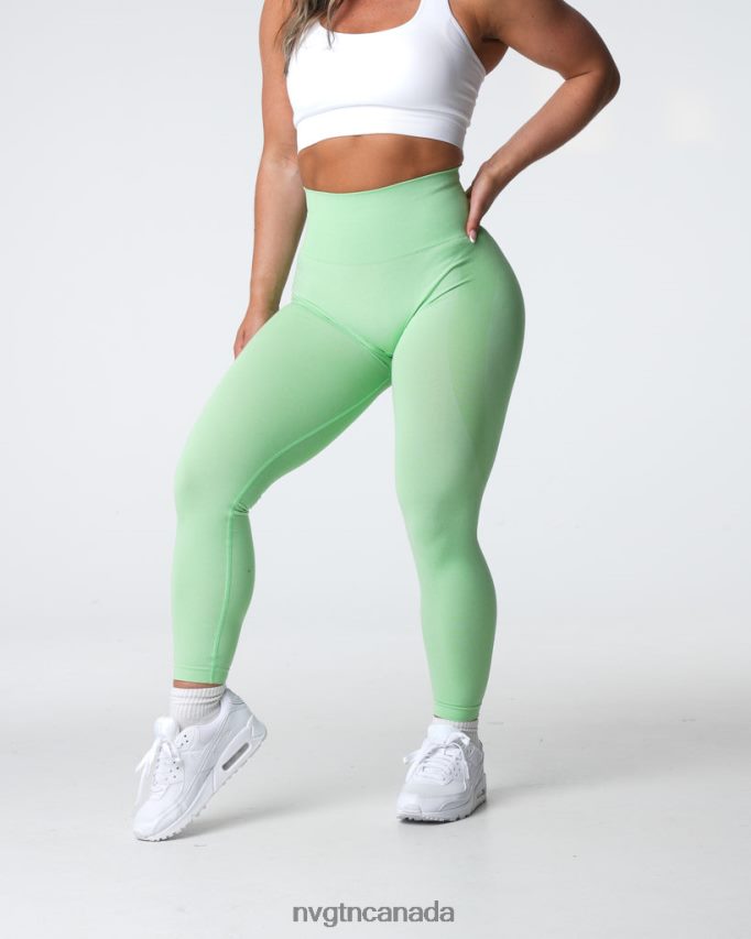 NVGTN Fitness Women Contour Seamless Leggings Pistachio HJXFTJ493