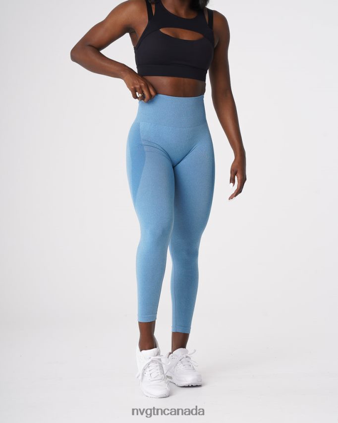 NVGTN Fitness Women Contour Seamless Leggings Sky Blue HJXFTJ519