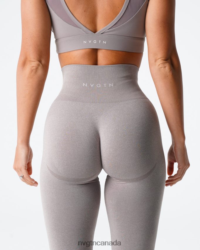 NVGTN Fitness Women Contour Seamless Leggings Taupe HJXFTJ504
