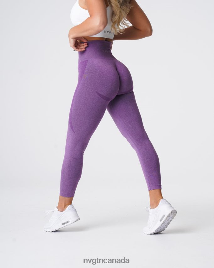 NVGTN Fitness Women Contour Seamless Leggings Violet HJXFTJ520