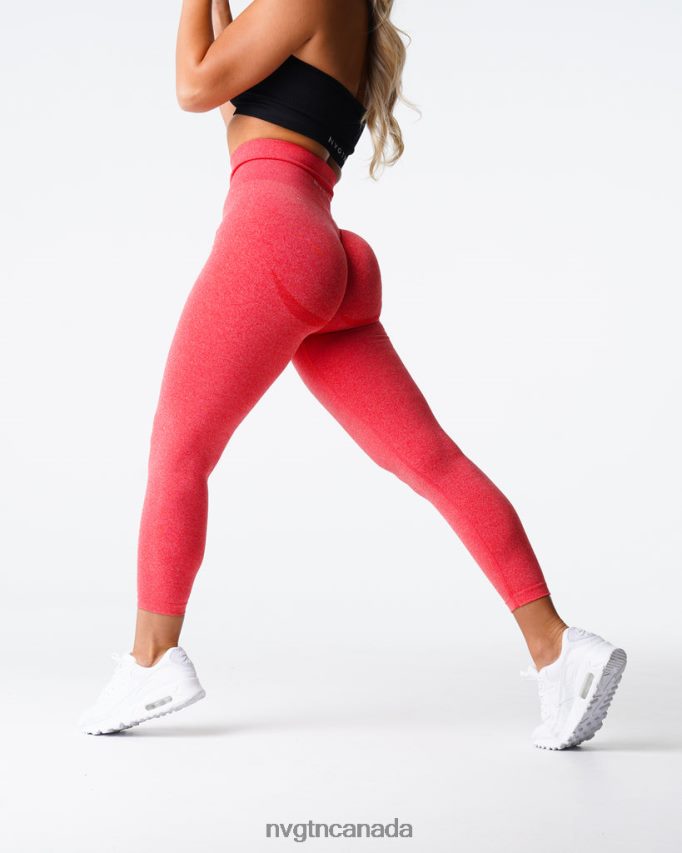 NVGTN Fitness Women Curve Seamless Leggings Candy Apple HJXFTJ621