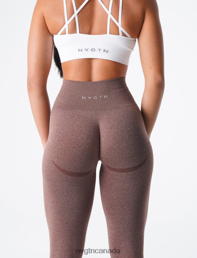 NVGTN Fitness Women Curve Seamless Leggings Cocoa HJXFTJ623
