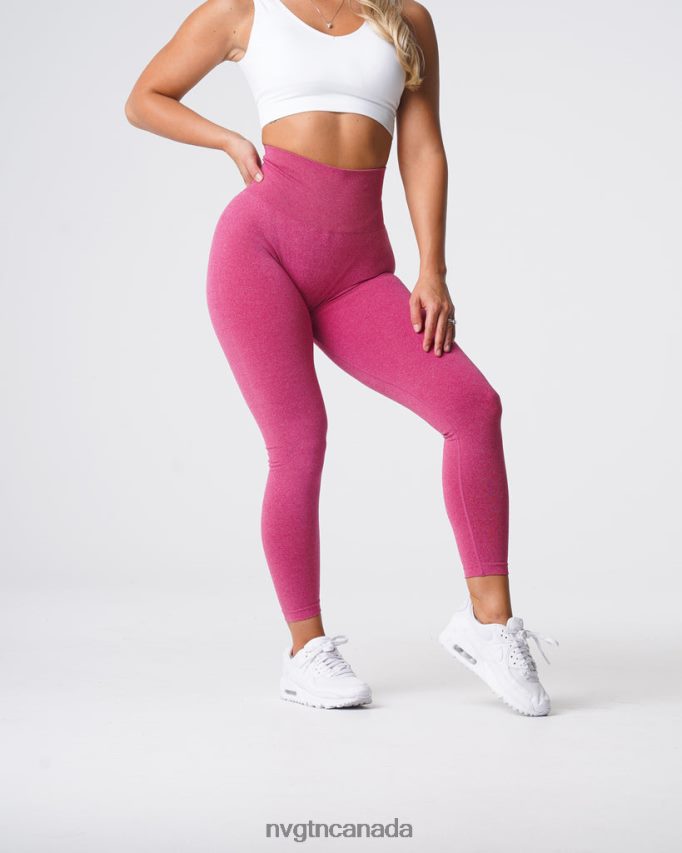 NVGTN Fitness Women Curve Seamless Leggings Crimson HJXFTJ617