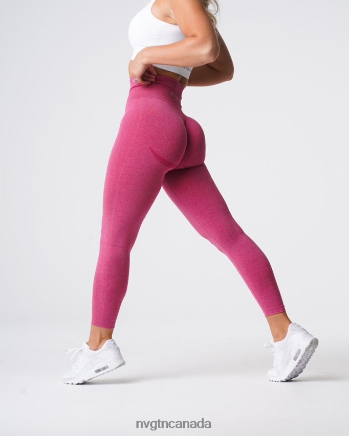 NVGTN Fitness Women Curve Seamless Leggings Crimson HJXFTJ617
