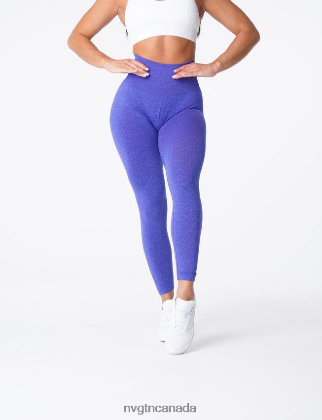 NVGTN Fitness Women Curve Seamless Leggings Electric Blue HJXFTJ633