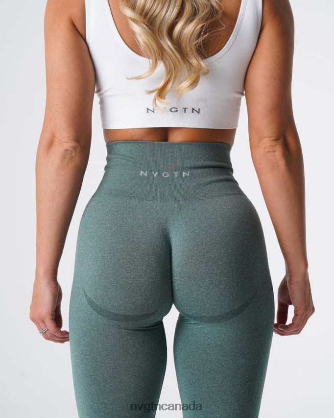 NVGTN Fitness Women Curve Seamless Leggings Forest Green HJXFTJ613