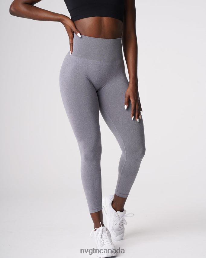NVGTN Fitness Women Curve Seamless Leggings Grey HJXFTJ611