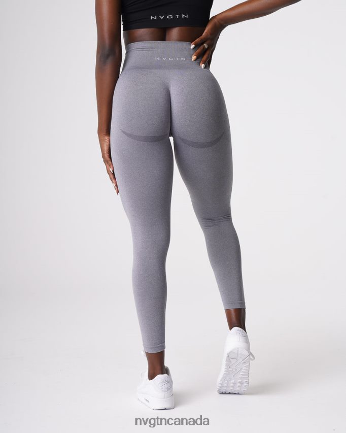 NVGTN Fitness Women Curve Seamless Leggings Grey HJXFTJ611
