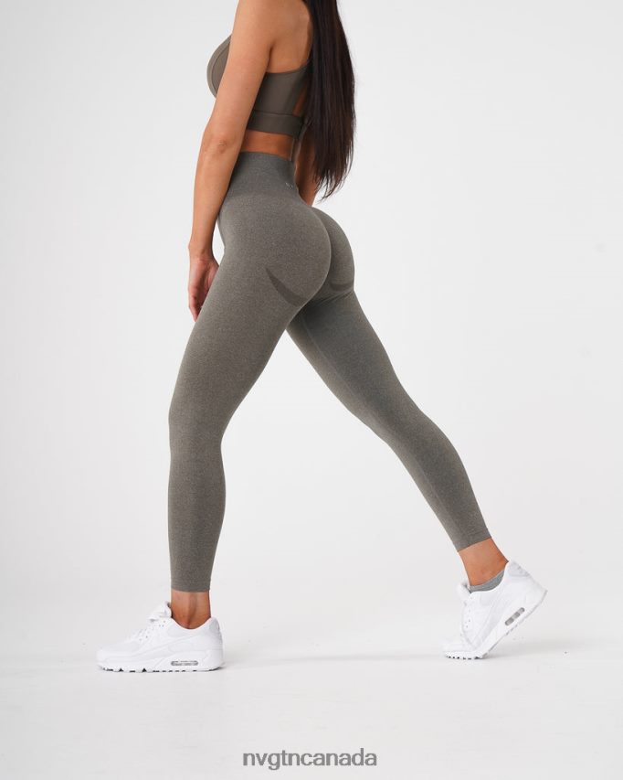 NVGTN Fitness Women Curve Seamless Leggings Khaki Green HJXFTJ628