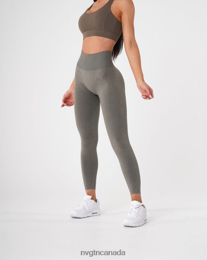 NVGTN Fitness Women Curve Seamless Leggings Khaki Green HJXFTJ628