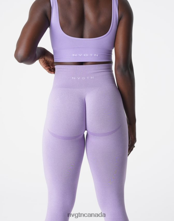 NVGTN Fitness Women Curve Seamless Leggings Lilac HJXFTJ615