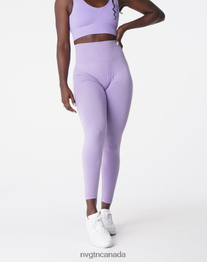 NVGTN Fitness Women Curve Seamless Leggings Lilac HJXFTJ615