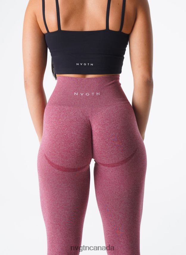 NVGTN Fitness Women Curve Seamless Leggings Maroon HJXFTJ620