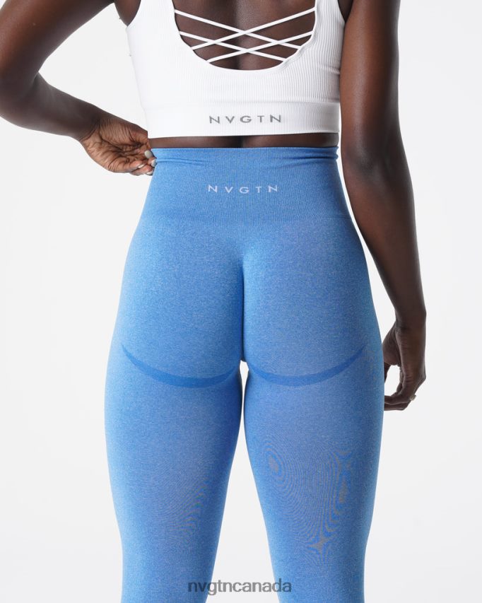 NVGTN Fitness Women Curve Seamless Leggings Ocean Blue HJXFTJ624
