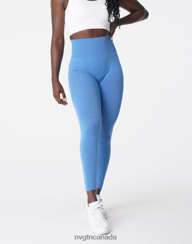 NVGTN Fitness Women Curve Seamless Leggings Ocean Blue HJXFTJ624