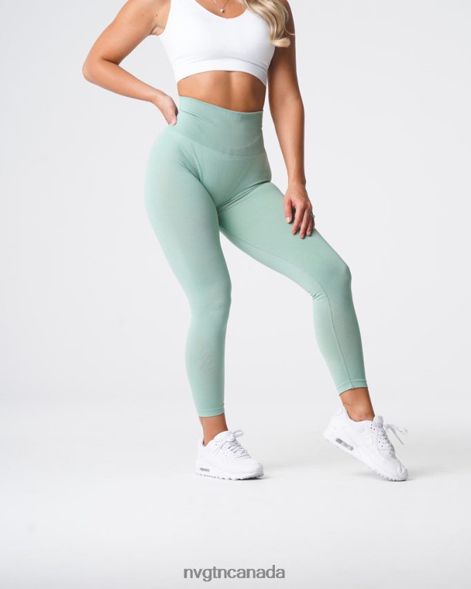 NVGTN Fitness Women Curve Seamless Leggings Sage Green HJXFTJ631