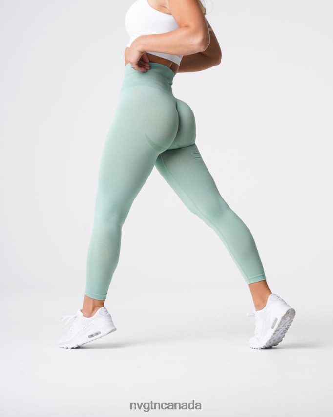 NVGTN Fitness Women Curve Seamless Leggings Sage Green HJXFTJ631
