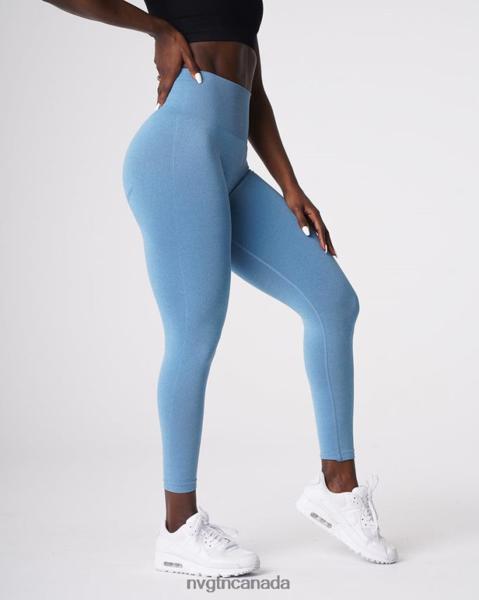 NVGTN Fitness Women Curve Seamless Leggings Sky Blue HJXFTJ632