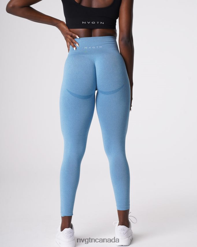 NVGTN Fitness Women Curve Seamless Leggings Sky Blue HJXFTJ632