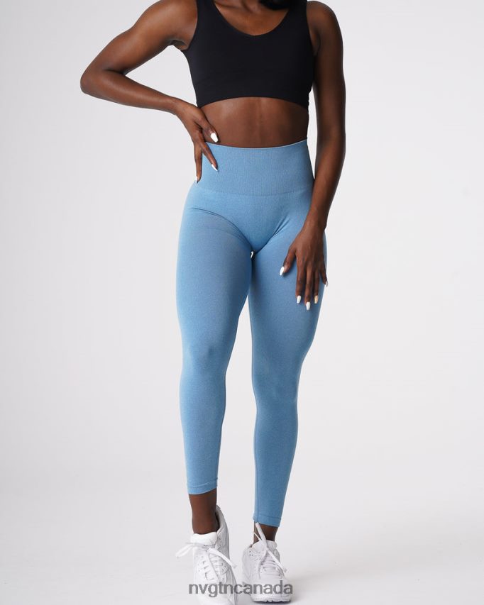 NVGTN Fitness Women Curve Seamless Leggings Sky Blue HJXFTJ632