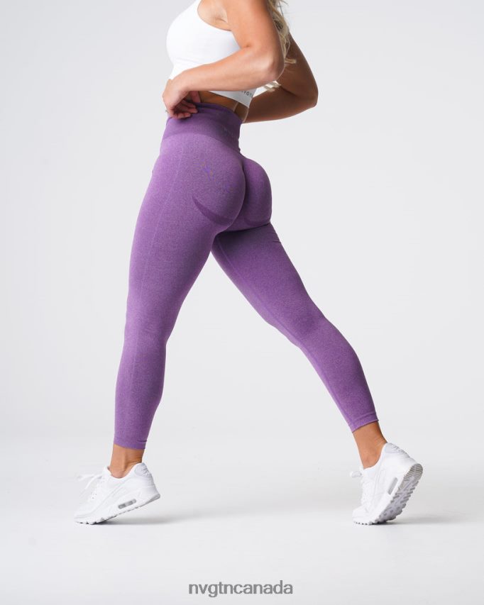 NVGTN Fitness Women Curve Seamless Leggings Violet HJXFTJ616