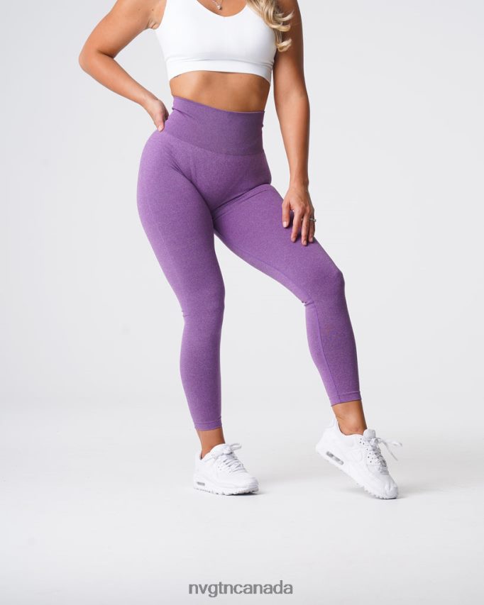 NVGTN Fitness Women Curve Seamless Leggings Violet HJXFTJ616