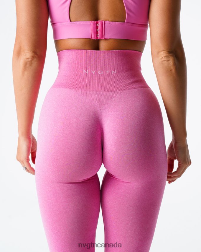 NVGTN Fitness Women NV Seamless Leggings Bubble Gum Pink HJXFTJ587