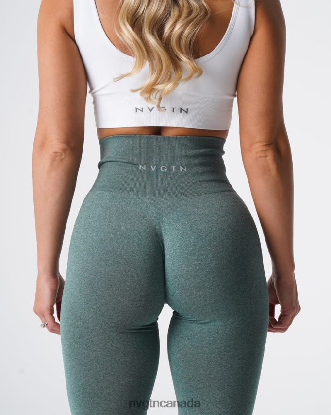 NVGTN Fitness Women NV Seamless Leggings Forest Green HJXFTJ604