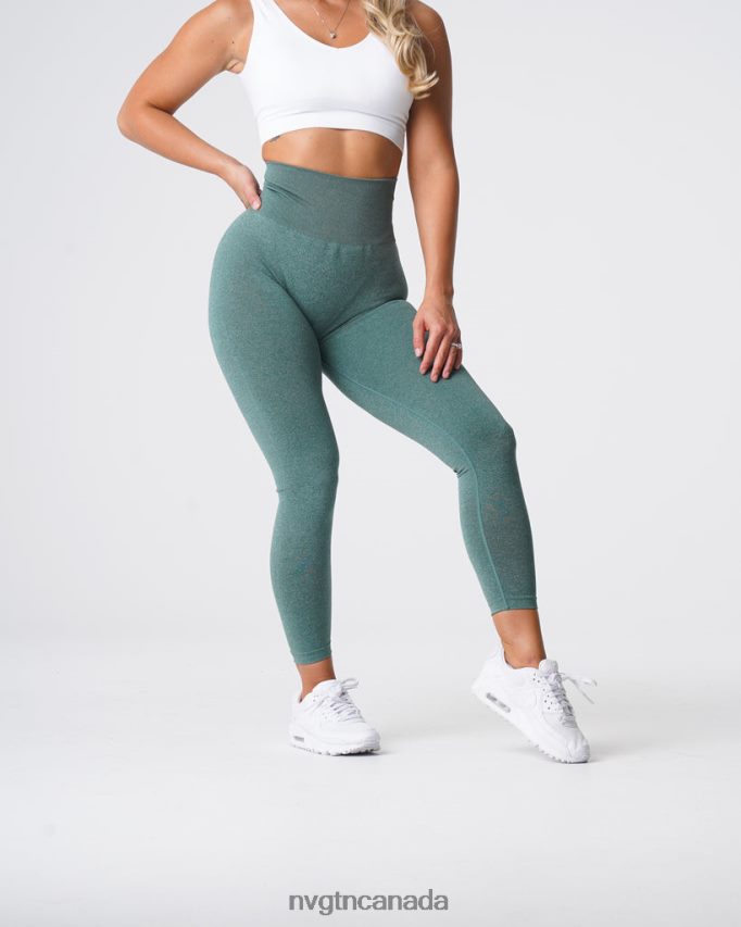 NVGTN Fitness Women NV Seamless Leggings Forest Green HJXFTJ604