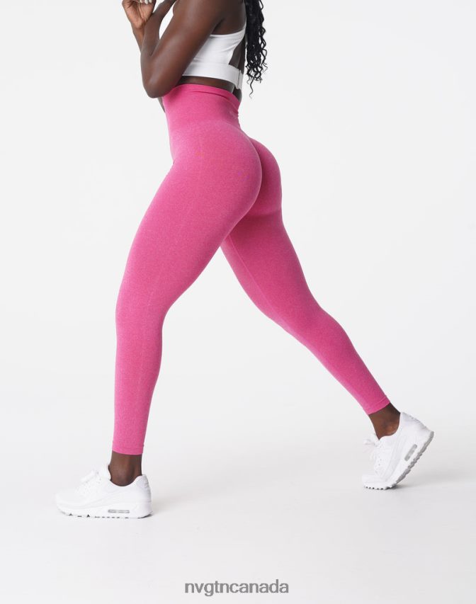 NVGTN Fitness Women NV Seamless Leggings Fuchsia HJXFTJ601
