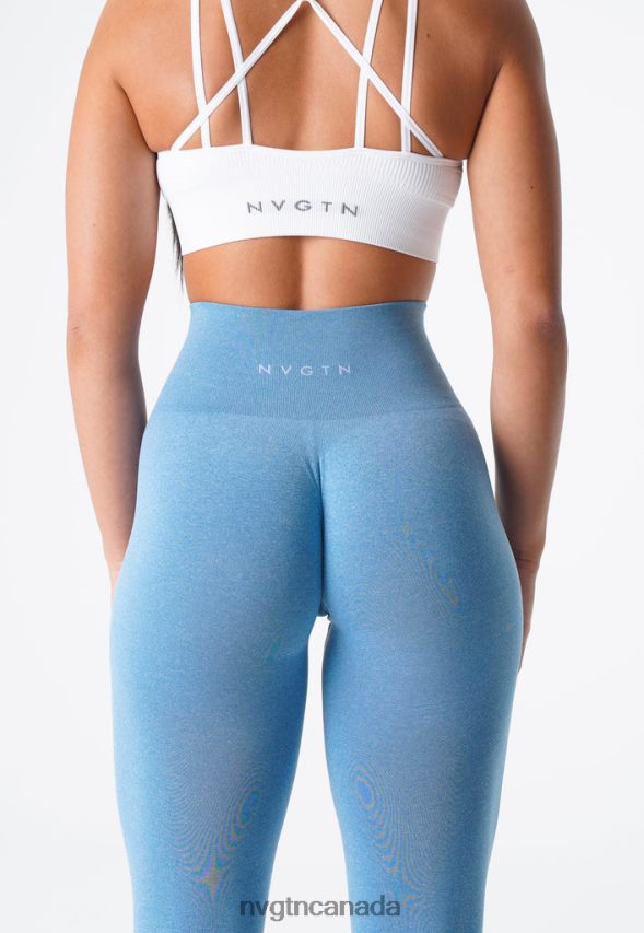 NVGTN Fitness Women NV Seamless Leggings Sky Blue HJXFTJ606