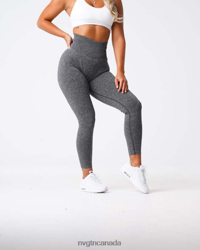 NVGTN Fitness Women Scrunch Seamless Leggings Black Speckled HJXFTJ559
