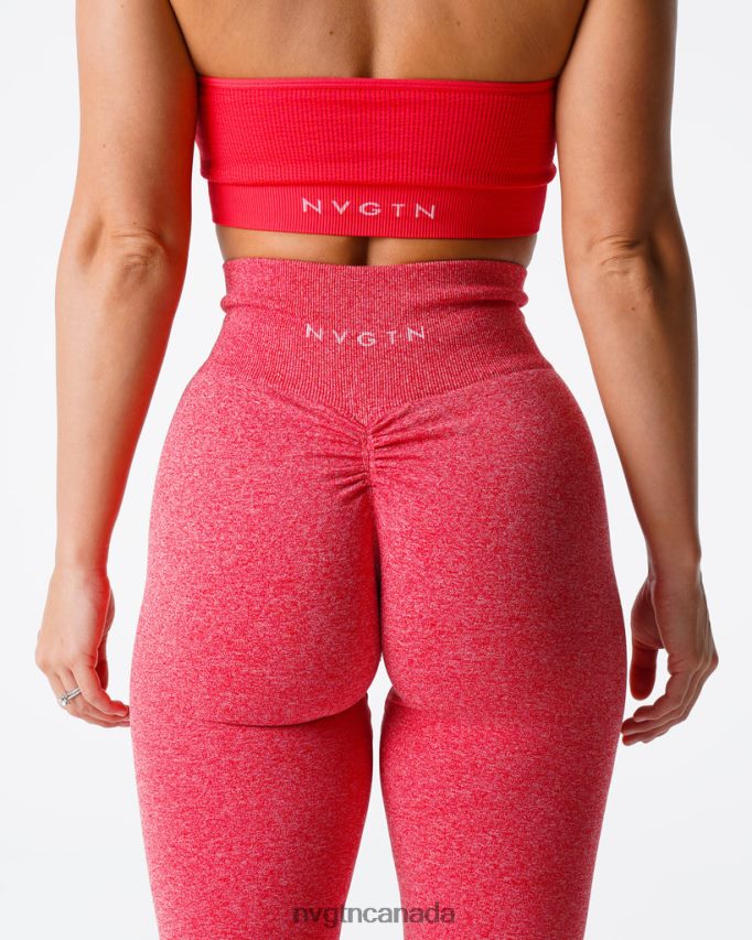 NVGTN Fitness Women Scrunch Seamless Leggings Candy Apple HJXFTJ541