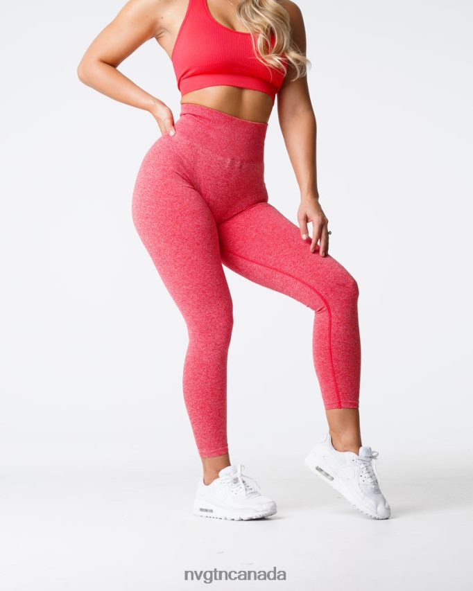 NVGTN Fitness Women Scrunch Seamless Leggings Candy Apple HJXFTJ541