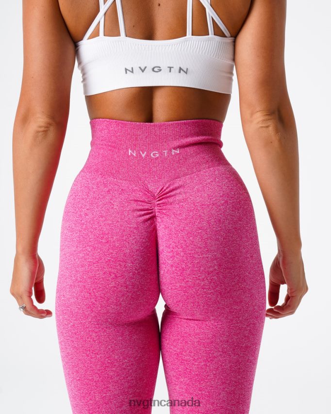 NVGTN Fitness Women Scrunch Seamless Leggings Fuchsia HJXFTJ644
