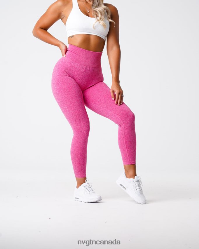 NVGTN Fitness Women Scrunch Seamless Leggings Fuchsia HJXFTJ644