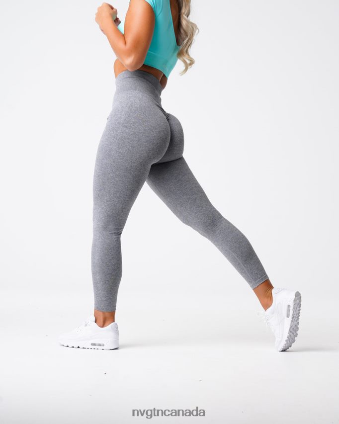 NVGTN Fitness Women Scrunch Seamless Leggings Grey HJXFTJ560