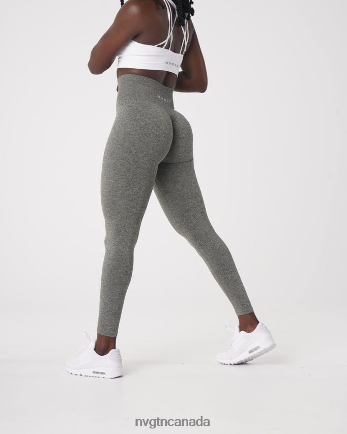 NVGTN Fitness Women Scrunch Seamless Leggings Khaki Green HJXFTJ561