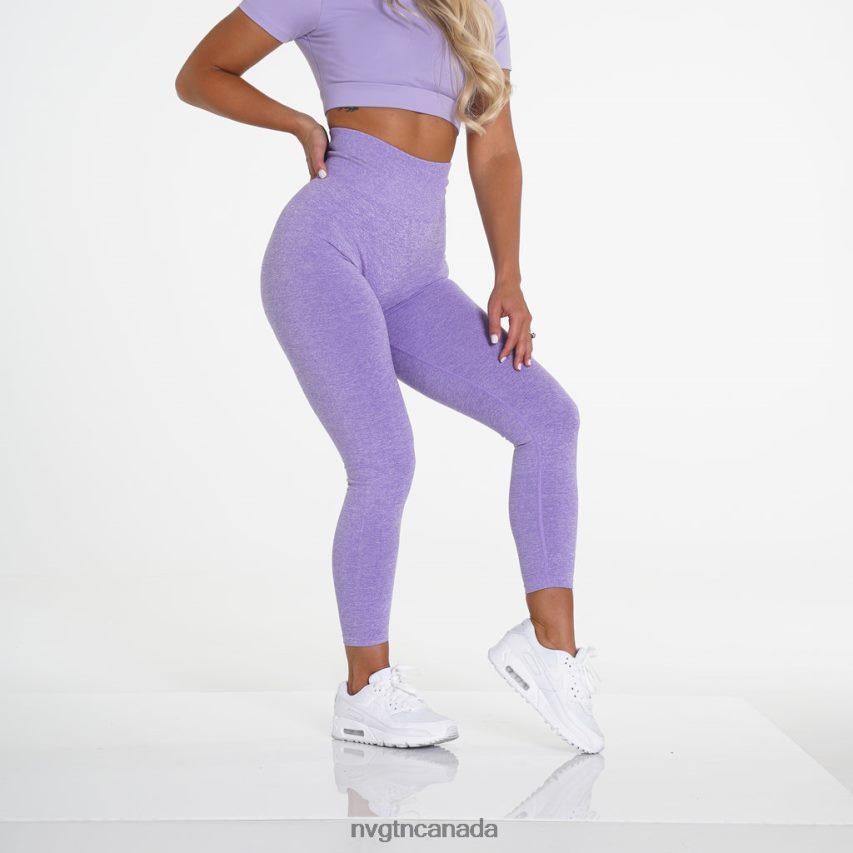 NVGTN Fitness Women Scrunch Seamless Leggings Lilac HJXFTJ646