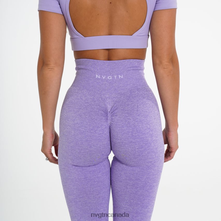 NVGTN Fitness Women Scrunch Seamless Leggings Lilac HJXFTJ646