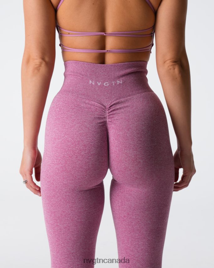 NVGTN Fitness Women Scrunch Seamless Leggings Pastel Pink HJXFTJ539