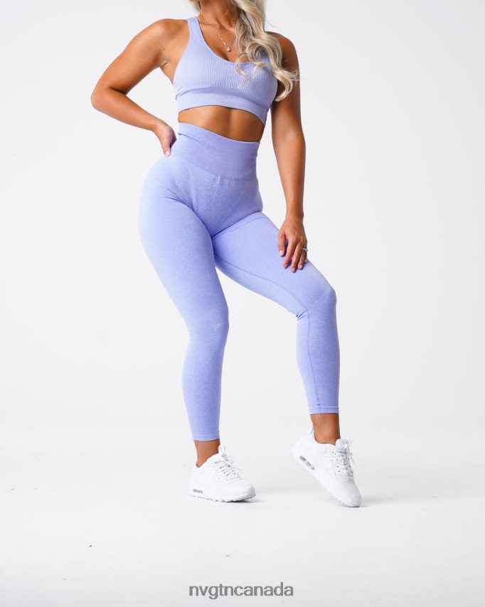 NVGTN Fitness Women Scrunch Seamless Leggings Periwinkle HJXFTJ642
