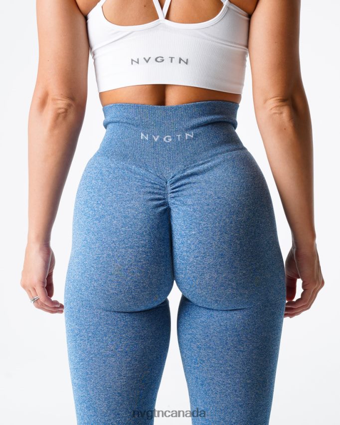 NVGTN Fitness Women Scrunch Seamless Leggings Sky Blue HJXFTJ648