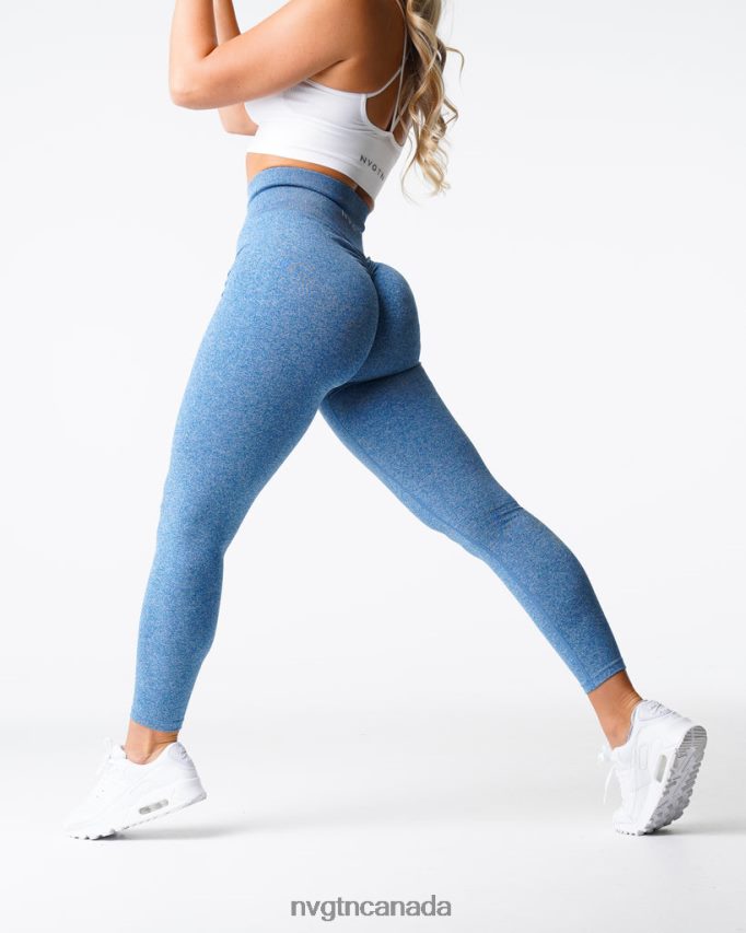 NVGTN Fitness Women Scrunch Seamless Leggings Sky Blue HJXFTJ648