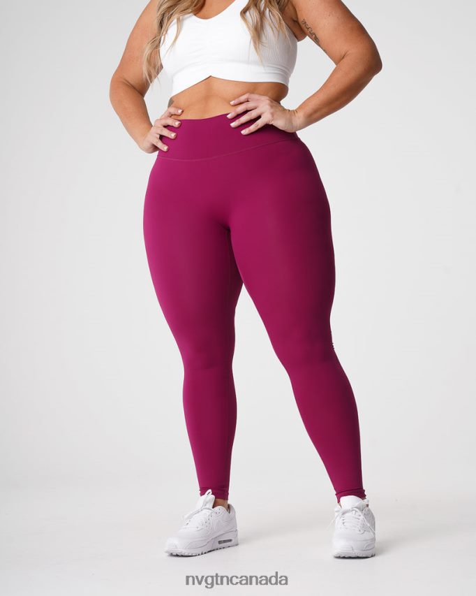 NVGTN Fitness Women Signature 2.0 Leggings Berry HJXFTJ653