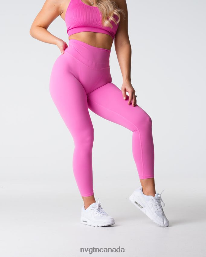 NVGTN Fitness Women Signature 2.0 Leggings Bubble Gum Pink HJXFTJ545