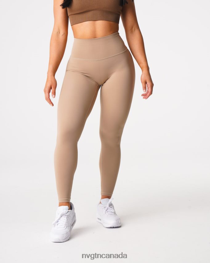 NVGTN Fitness Women Signature 2.0 Leggings Latte HJXFTJ565